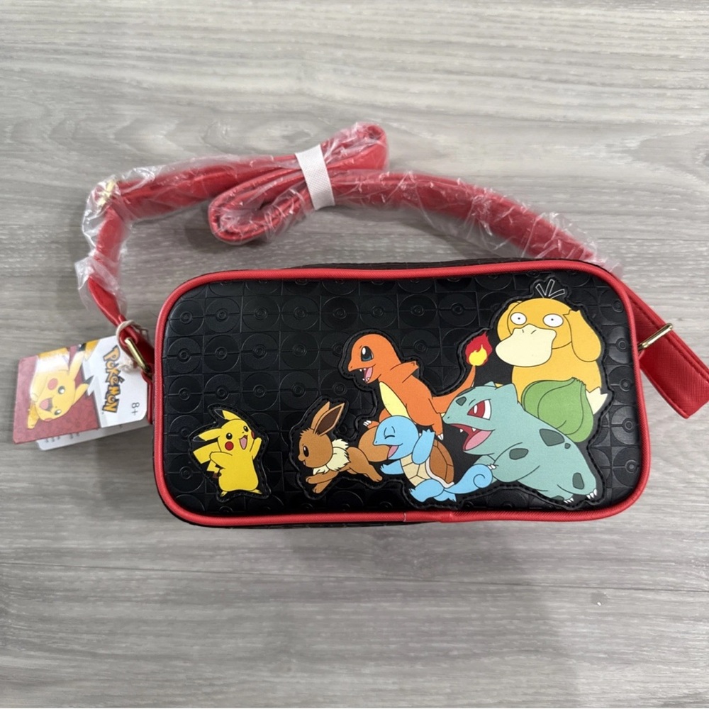 Loungefly Pokemon Pkachu Team Crossbody Bag - Exclusive - New!